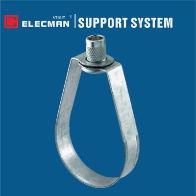 China Galvanized Steel E-Z Grip Conduit Hanger Clamp Electrical Conduit Hangers With Knurled Nut for sale