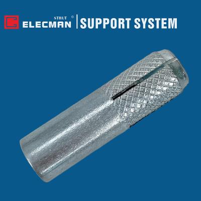 China Galvanised Carbon Steel Strut Fasteners Expansion Drop-in Anchor Bolt for sale