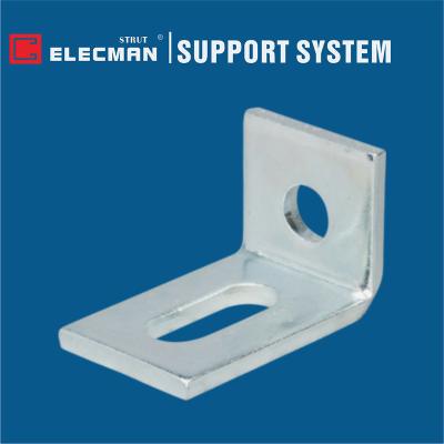 China Galvanised Steel Slotted 90 Degree Angle Strut Bracket For Square Washers for sale