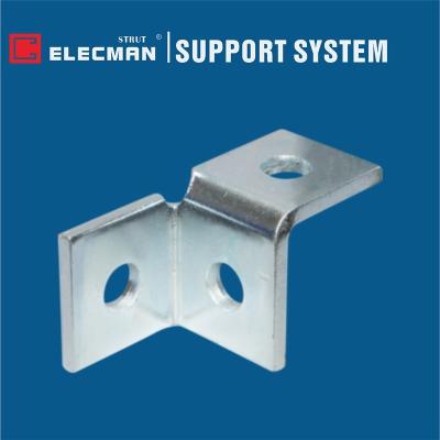 China Galvanized Steel Strut Wing Fittings Strut Channel Connectors 2 Hole for sale