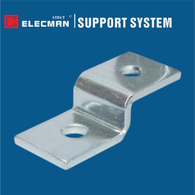 China Aluminum Galvanized Steel Offset Strut Z Bracket 2 Hole for sale