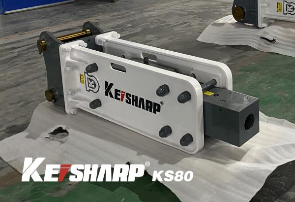 Quality KEISHARP KS80 Top Type Hydraulic Breaker For Mini Excavator for sale