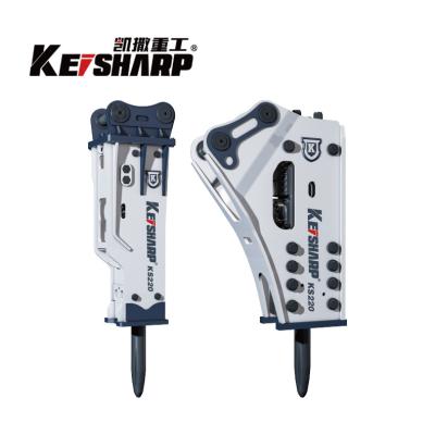 China KS220 Silenced / Side / Top Type Hydraulic Breaker Hammer For Excavator for sale