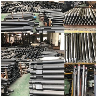 China 1200mm Hydraulic Hammer Chisel Excavator Parts for Construction for sale