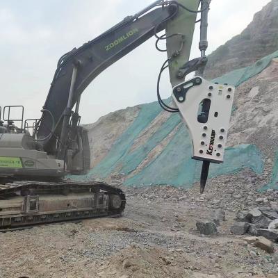 China 220mm Bush Kinger Sspsc Rock Air Pecker Hydraulic Hammer Breaker For Excavator Jack for sale