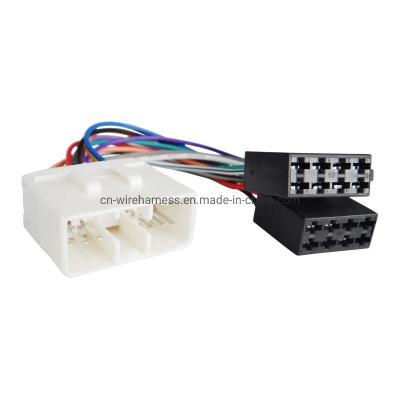 China Factory Custom Round Dash Wiring Harness Cable OEM Plug Adapter Radio Stereo for sale