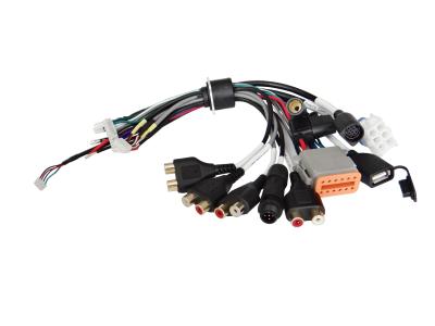 China Motorcycle Car Stereo Wiring Harness Professional CCC Certificate for sale