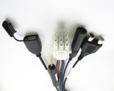 China 12 pin elektrische bedrading harnas Customized Automotive elektrische harnas Te koop
