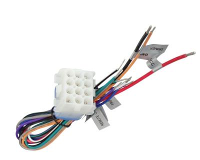 China Enchufe personalizado 12 pin Stereo Harness Nueva energía Pigtail a prueba de agua en venta