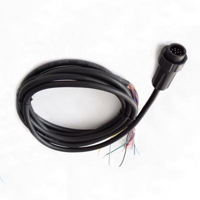 China ISO Electrical Wiring Harness Cable Assembly 9 Cores Mini DIN 9 Pin for sale