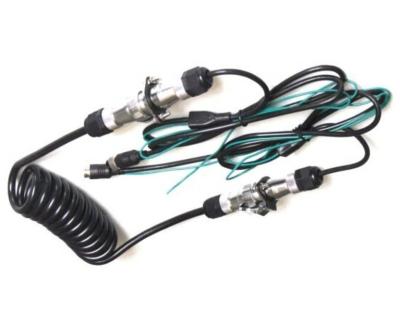 China Trailer Spring Coiled USB Cables Custom Automotive Wiring Harness for sale