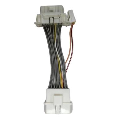 China OEM Electronic Wire 1 to 2 Extension OBD Cable Easy to Plug Automobile Extension One Split Two OBD Wiri for sale