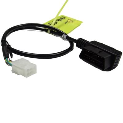 China Conector de conector OBD de diagnóstico automotriz Adaptador OBD de cable personalizado en venta