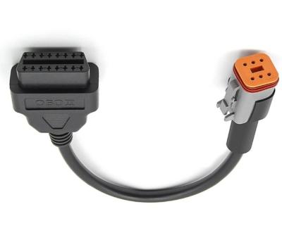 China FCC Compatible 6 Pin Connector Truck Wiring Harness OBD Wire Harness à venda