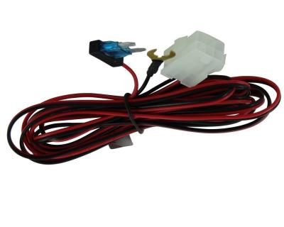 China RoHS Cable de alimentación automotriz cable directo 300V con fusible caja de fusibles de cable de alimentación personalizado en venta