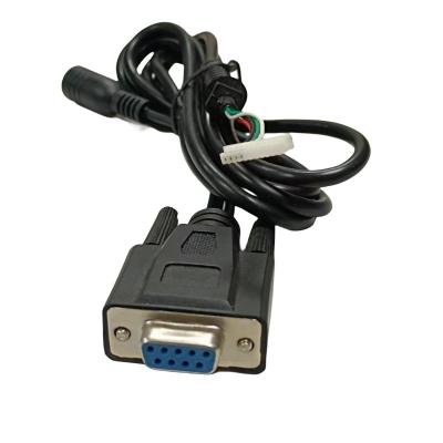 China Custom Dub-9 Pin Wire Harness with 4 Pin Printer Connector and AC Power Connector for sale