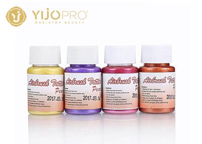 China Pearly Ink Permanent Tattoo Ink Airbrush Body Painting Tattoo Ink Pigment 12 Colors for sale