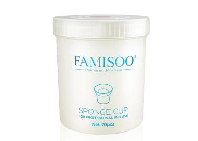 China Eco Plastic Permanent Makeup Tools PMU Accessory Microblading Pigment Sponge Cup for sale