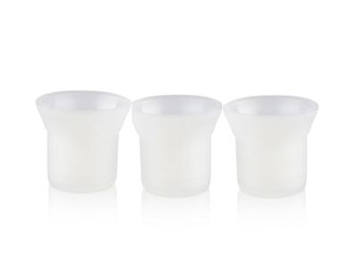 China White Color Plastic Permanent Makeup Tools Accessory Microblading Pigment Sponge Cup for sale