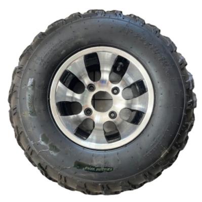 China hot seal rubber tire with rim Aluminum wheels 10 inch use for ATV UTVs wheels AT23*10-10 AT22*10-10 wheels off road motorcycle for sale