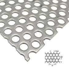 China SS316 10mm Round Hole Perforated Stainless Steel Sheet for sale