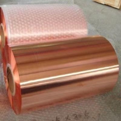 China 99.9% Pure Polished Copper Sheet Metal Roll C26000 C33700 36 Gauge 24 Gauge for sale