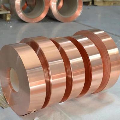 China 10mm 50mm 18650 Insulated Copper Strip Roll Grounding 0.01-1mm for sale