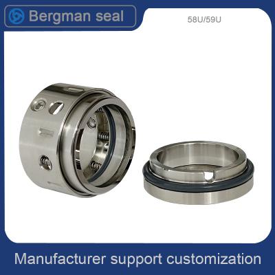 China Bälge SS304 58U O Ring Oil Pump Mechanical Seal John Crane Type Metal zu verkaufen