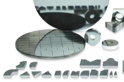 China Round PCD Cutting Tool Blanks Pcd Segment 0.8mm 1.0mm 1.2mm for sale