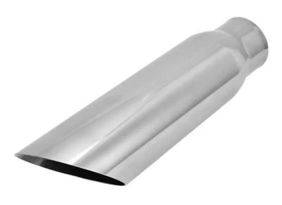 China SS304 2.5in Inlet 3in Outlet Exhaust Tail Tips Straight Pipe Exhaust Tips for sale