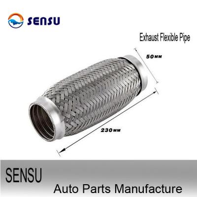 China OEM Universal Car 201SS 1.75 Flexible Exhaust Pipe Braided Flex Exhaust Pipe for sale