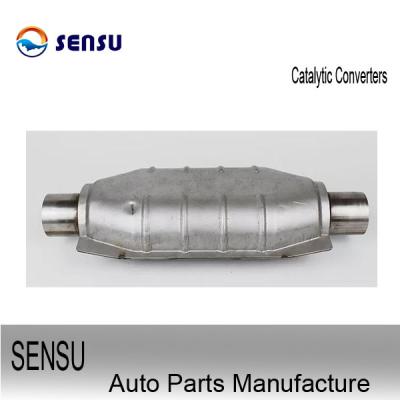 China 2 Inch Universal Catalytic Converter Oval Catalytic Converter 51mm 2.0L-3.5L for sale