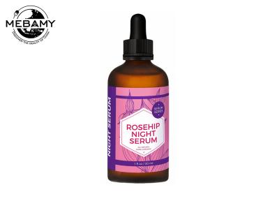 China Natural Organic Face Serum , Rosehip Night Serum Skin Renewal Brightening for sale