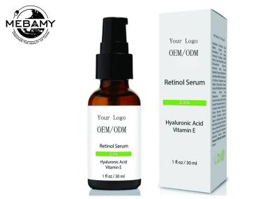 China 2.5% Retinol Organic Face Serum With Hyaluronic Acid & Vitamin E For All Skin Type for sale