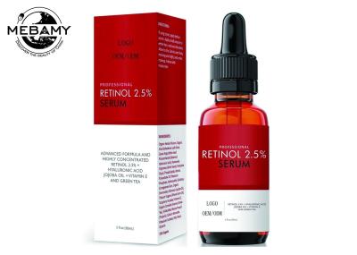 China Organic Anti-Wrinkle Retinol 2.5% Face Serum With Hyaluronic Acid for sale
