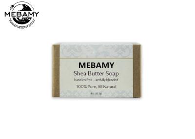 China 100% Organic Handmade Shea Butter Soap , Smooth Beauty Bar Soap Skin Moisturizing for sale