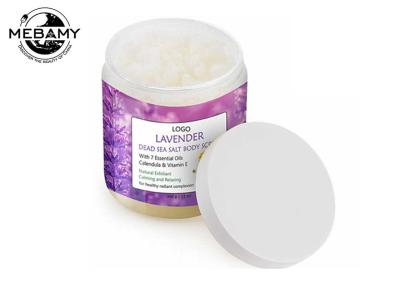 China 100% Natural Exfoliating Body Scrub Lavender Smell Dead Sea Salt Moisturizing Skin for sale