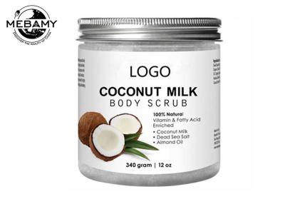China Naturals Exfoliating Skin Care Body Scrub Brown Sugar High Potent Coconut Milk for sale