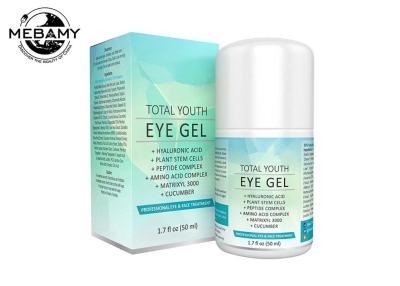 China Under Eye Cream Gel With Hyaluronic Acid And Cucumber For Dark Circles for sale