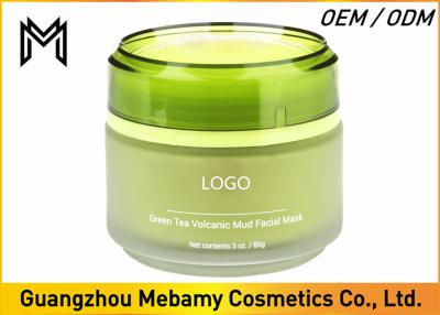 中国 反老化をきれいにする緩和の緑茶の火山灰のマスクの深い気孔 販売のため