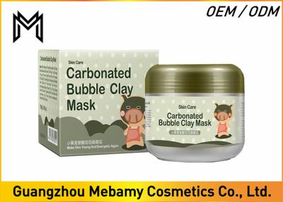 China Deep Cleansing Skin Care Face Mask , Carbonated Bubble Clay Face Mask For Acne for sale