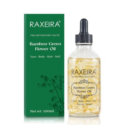 China Bamboo Green Flower Essential Oil For Face Body Hair Nail 100ml for sale