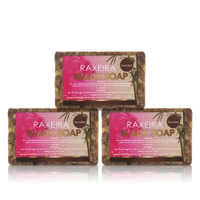 China Private Label Africa Black Soap For Acne Dry Skin Rashes Scar Removal for sale
