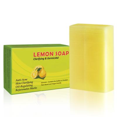 China Jabón orgánico natural para todo el - la piel alimenta el jabón orgánico de empaquetado de encargo del limón del baño en venta