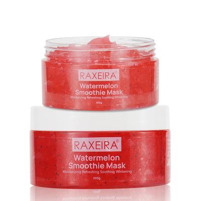 China 100% Natural Watermelon Refreshing Smoothing Face Mask For Women for sale