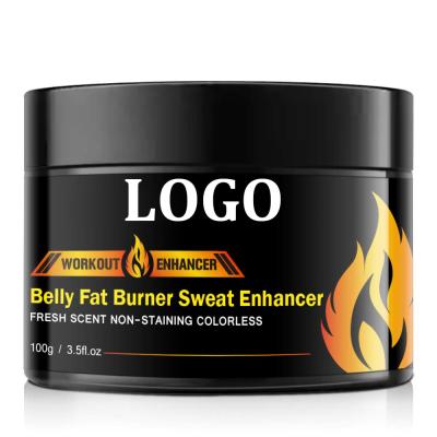 China Private Label Natural Fat Burning Cream Skin Sweat Workout Enhancer Cream for sale