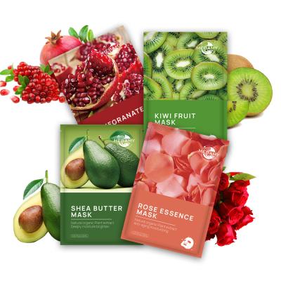 China OEM/ODM Fruit Facial Face Mask Sheet Moisturizing With Blueberry for sale