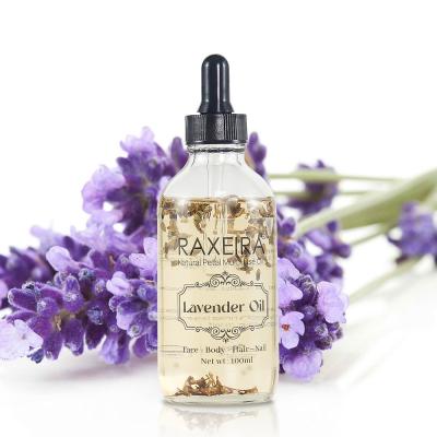China Pure Natural Whitening Moisturizing and Firming Lavender Hair Body Hand and Nail Care Essential Oil for sale