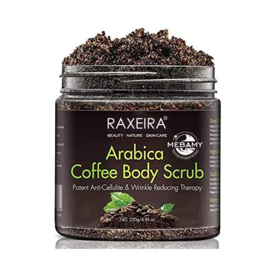 China MSDS Sea Salt Body Scrub With Arabica Coffee Beans Reduces Wrinkles Nourishing Skin for sale