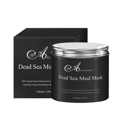 China Black Dead Sea Mud Facial Mask Whitening Deep Cleaning 250g/pc for sale